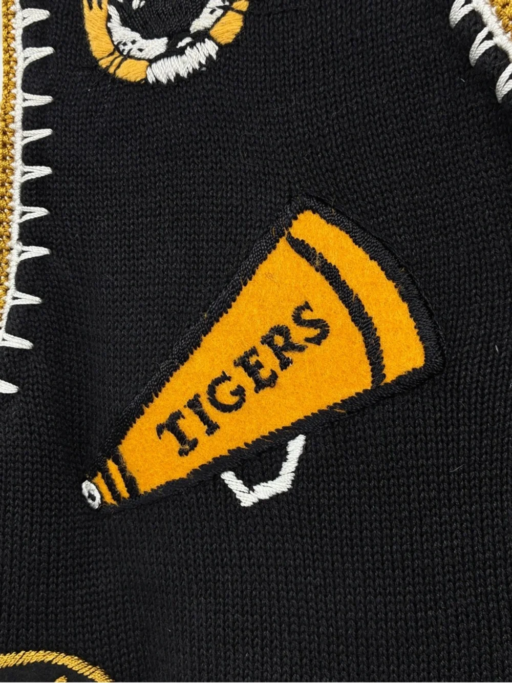 Missouri Tigers MU Vintage Womens Castles Sport Sweater Vest Embroidered Large - Picture 4 of 10